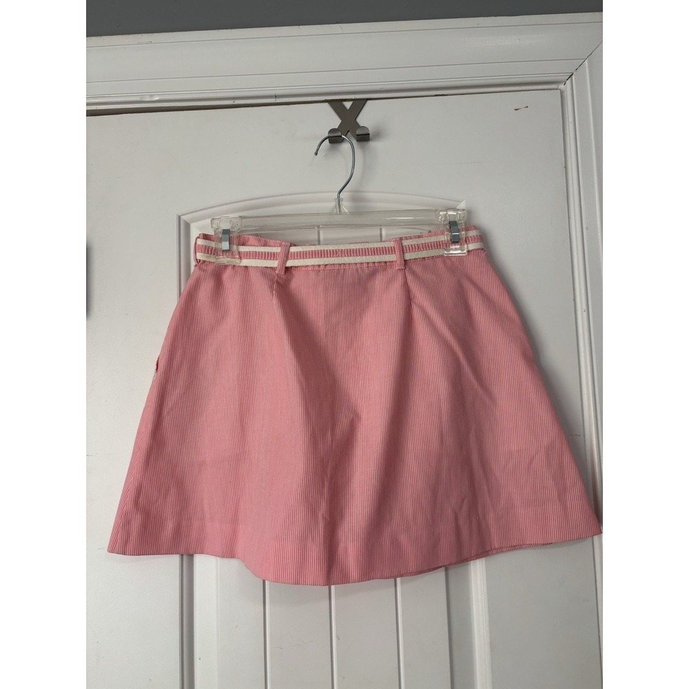 Tail Women's 8 Tennis Skirt Skort Undershorts Pocket Pink Mini Plaid pockets - Picture 3 of 4